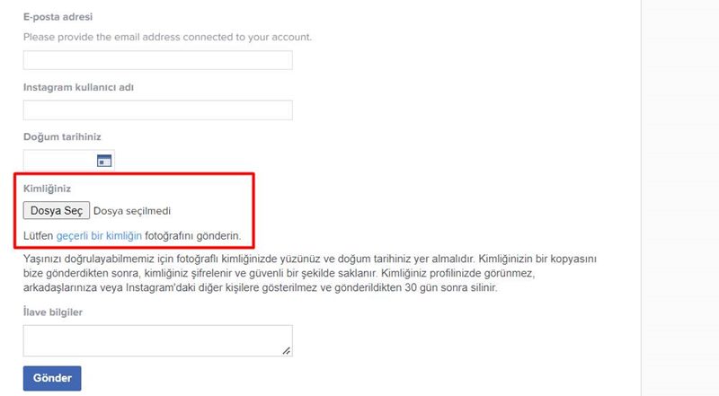 Instagram 13 Yaş Sorunu Çözümü (İtiraz Formu) 3 instagram 13 yaş itiraz formu