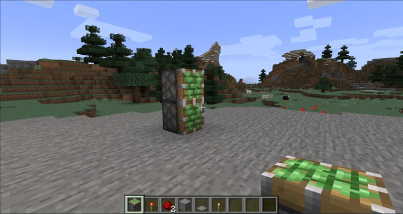 Minecraft Gizli Kapı Yapımı (Üssünüze Girişleri Engelleyin) 1 minecraft gizli kapi yapimi