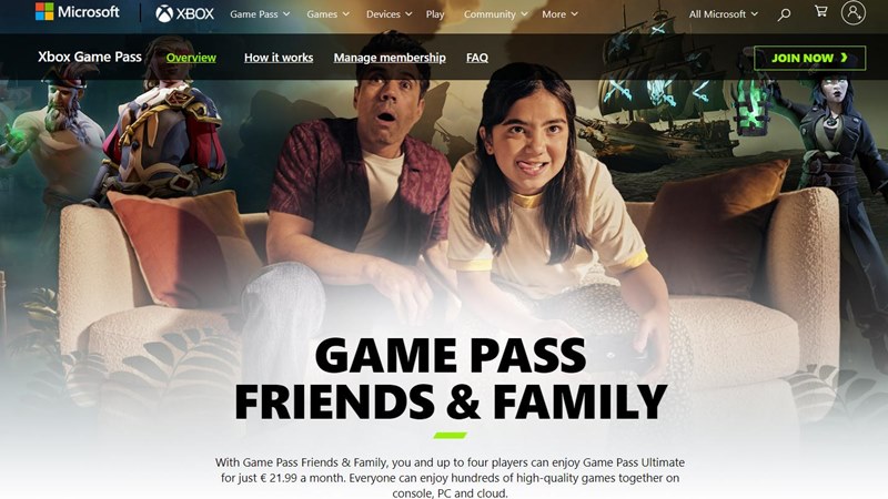 Xbox Game Pass Aile ve Arkadaşlar Planının Fiyatı Açıklandı 1 xbox game pass aile ve arkadaşlar