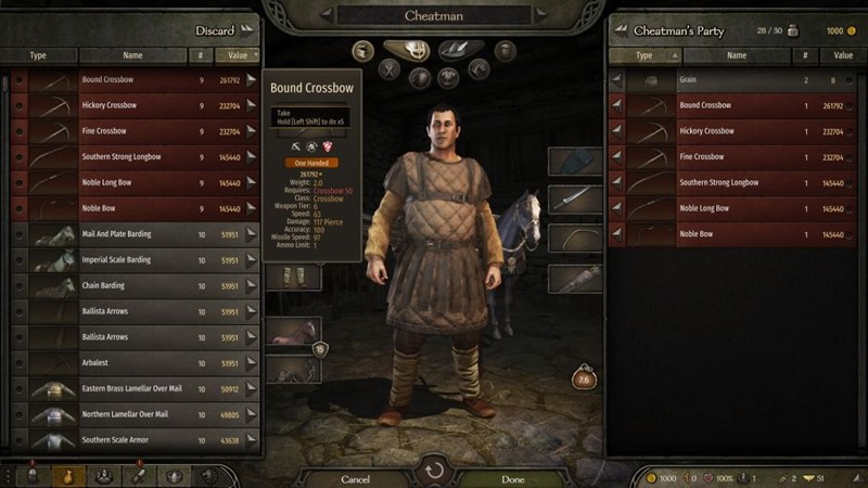 mount and blade bannerlord hile