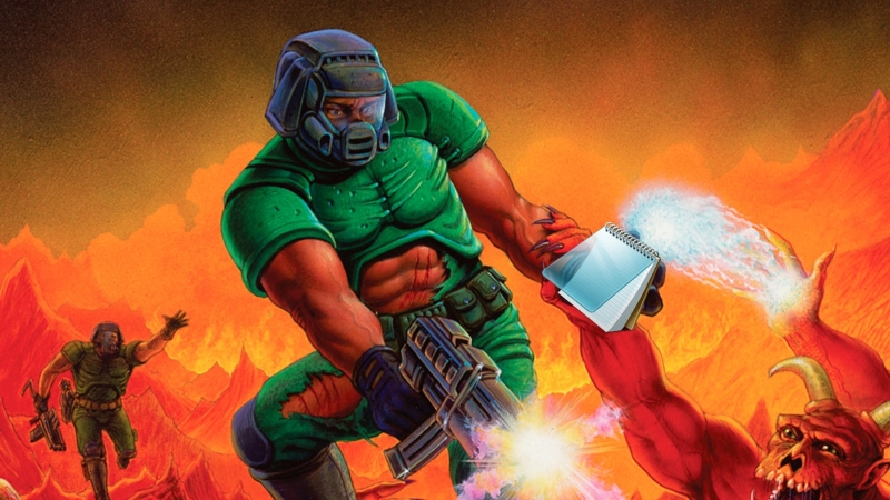 Yok Artık: DOOM, Not Defterinde Çalıştırıldı 1 DOOM