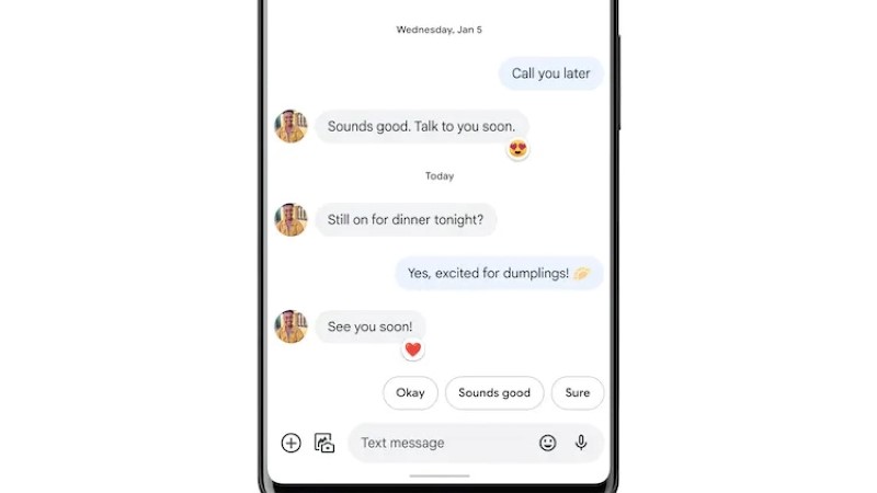 Google Mesajlar Baştan Aşağı Yenilendi 1 Google Mesajlar