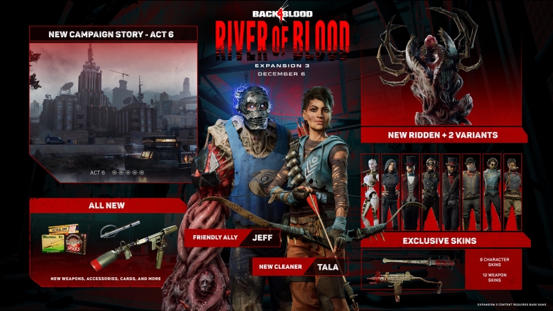 Back 4 Blood'un Yeni Ek Paketi 'River of Blood' Duyuruldu 1 Back 4 Blood