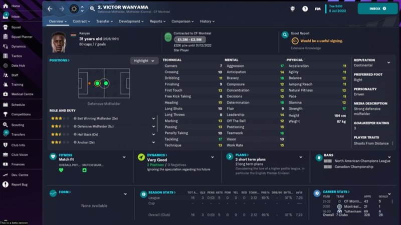 Football Manager 2023'teki En İyi Ucuz Oyuncular 3 fm 23 Victor Wanyama