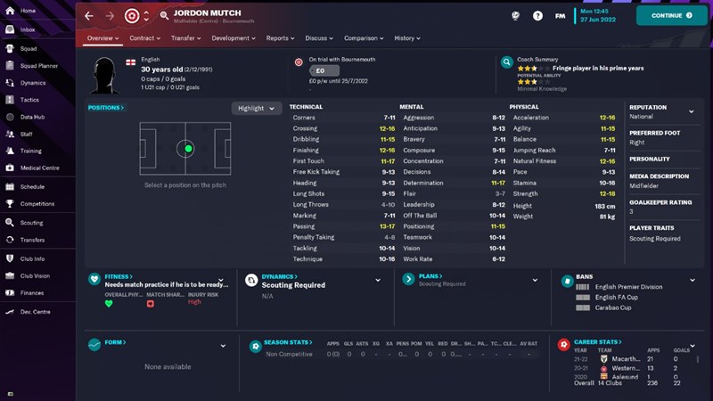 Football Manager 2023'teki En İyi Serbest Oyuncular 8 fm 23 bedava transfer