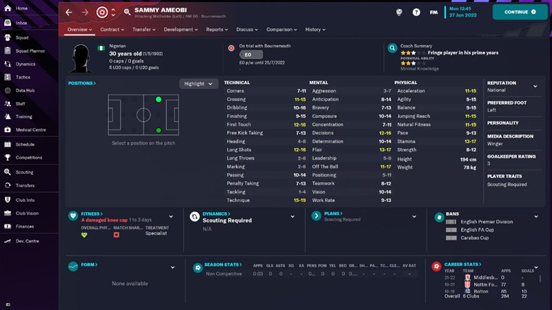 Football Manager 2023'teki En İyi Serbest Oyuncular 1 fm 23 serbest oyuncular