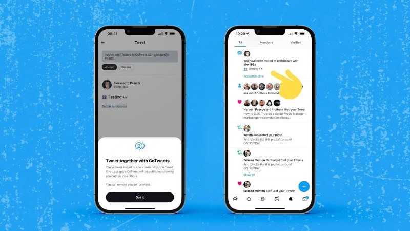 Twitter'a Ortak Tweet Atma Özelliği Geldi 1 Twitter