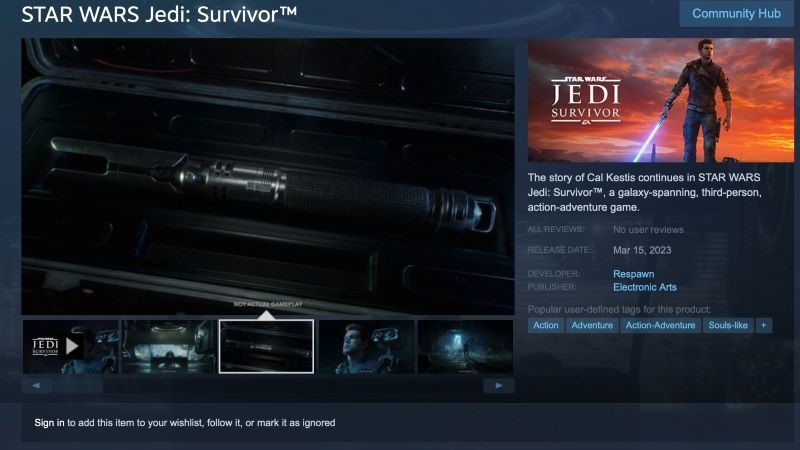 Star Wars Jedi Survivor Çıkış Tarihi