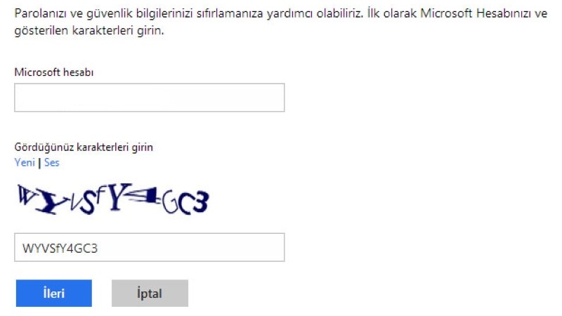 Hotmail Şifremi Hatırlamıyorum Diyenlerin Yapması Gerekenler 3 Hotmail Şifremi Hatırlamıyorum