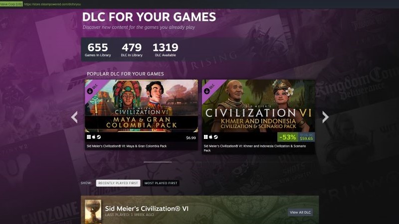 Steam'e DLC Keşif Merkezi Eklendi 1 Steam