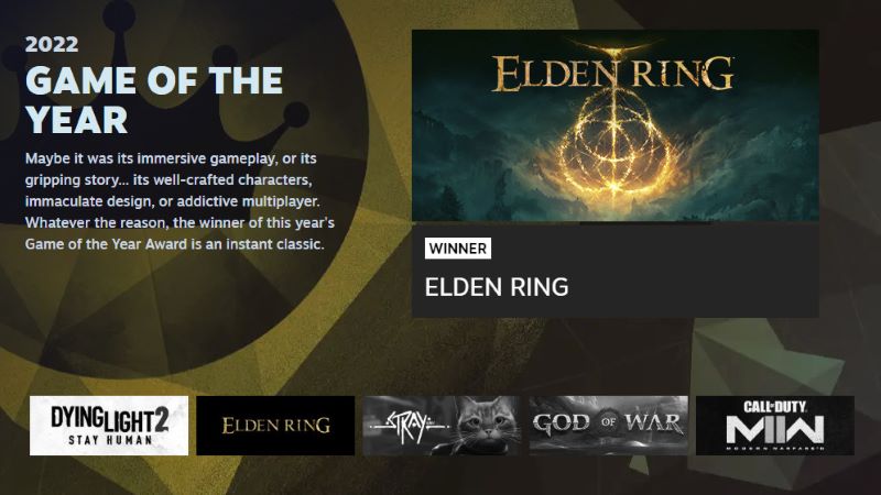 Steam Ödülleri 2022 Kazananları Açıklandı 1 Steam Ödülleri 2022