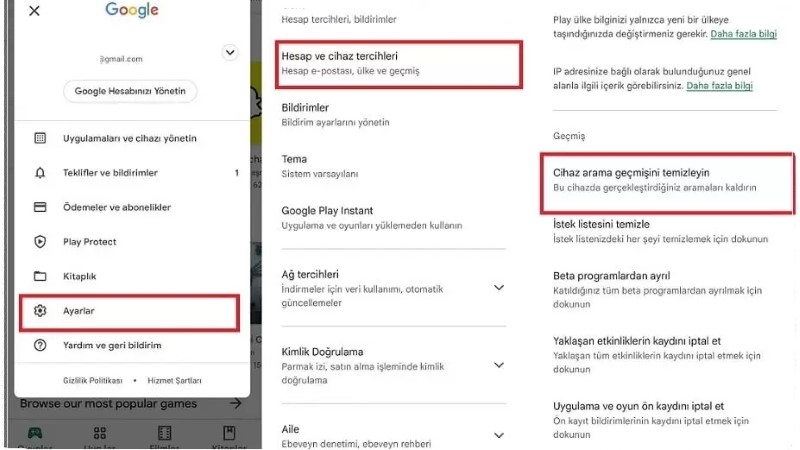 Google Play Arama Geçmişi Silme: Nereden, Nasıl Yapılır? 2 Google Play Arama Geçmişi Silme: Nereden, Nasıl Yapılır?