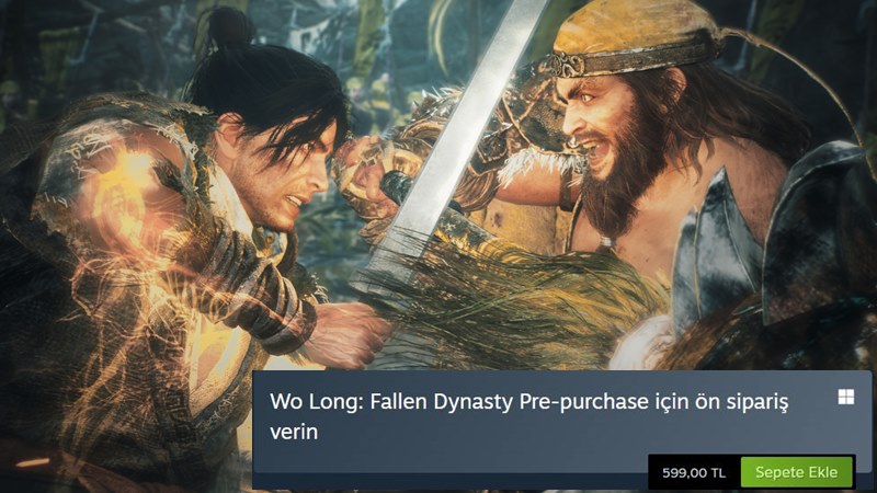 Wo Long Fallen Dynasty Steam