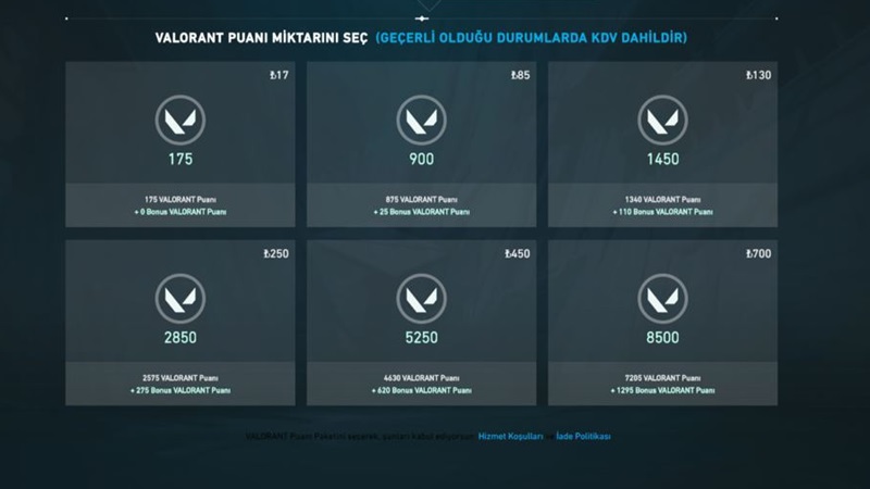 Valorant VP En Ucuz Hangi Ülkede? (2023) 2 vp fiyatları 2023