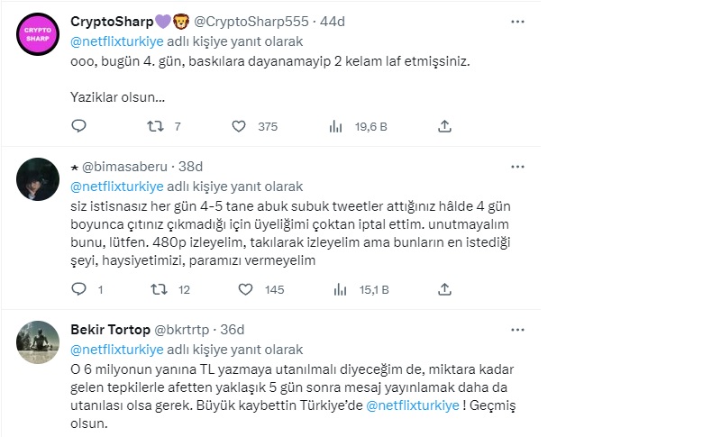 Sessiz Kalmakla Eleştirilen Netflix'ten 'Deprem' Açıklaması 5 Sessiz Kalmakla Eleştirilen Netflix'ten 'Deprem' Açıklaması