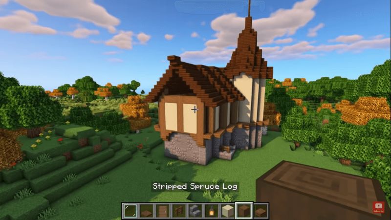Minecraft Orta Çağ Evi Nasıl Yapılır? Adım Adım Anlattık 9 7 1
