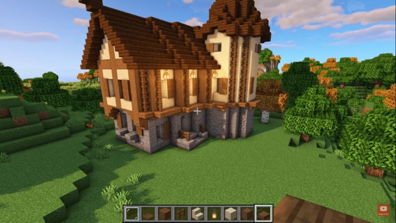 Minecraft Orta Çağ Evi Nasıl Yapılır? Adım Adım Anlattık 10 8