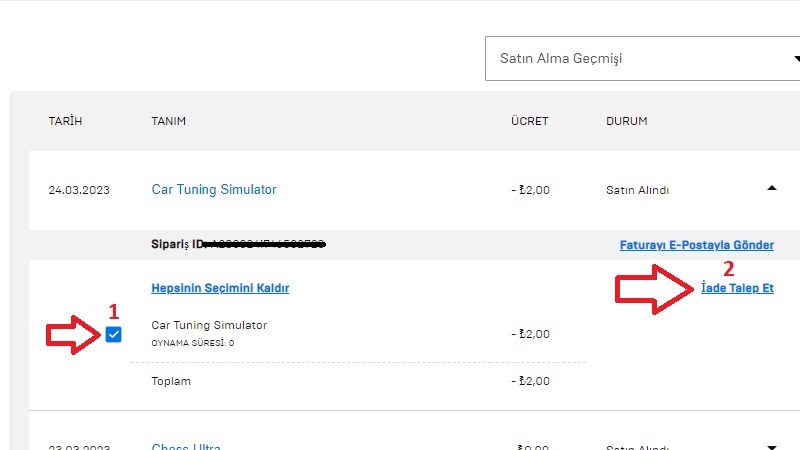 Epic Games Oyun İade Etme Nasıl Yapılır? - 2023 3 Epic Games Oyun İade Etme Nasıl Yapılır? - 2023