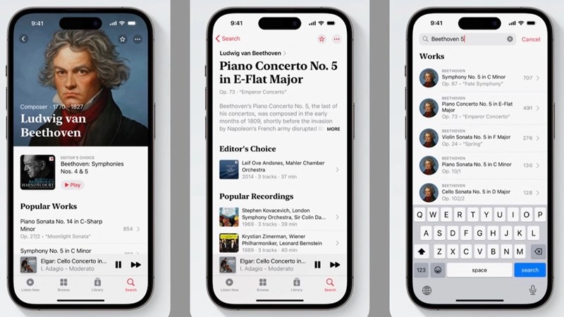 Apple Music Classical uygulama