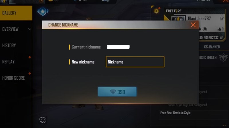 Free Fire İsim Önerileri: Karakterinize Hava Katacak Nickler 3 free fire isim değiştirme