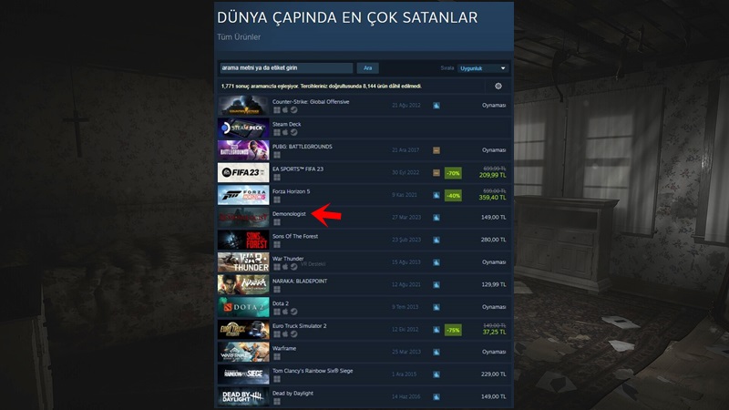 yerli korku oyunu Demonologist