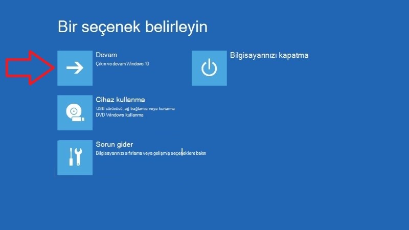 Recovery Hatası Çözümü (Windows Kurtarma Ekranı Hatası)