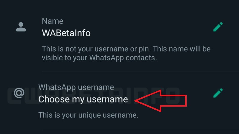 WhatsApp Kullanıcı Adı Özelliği Üzerinde Çalışıyor!