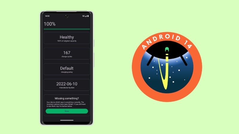Android 14, Batarya Sağlığınızı Detaylı Olarak Gösterecek 1 Android 14, Batarya Sağlığınızı Detaylı Olarak Gösterecek