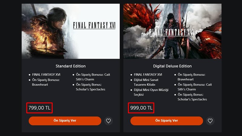 Final Fantasy 16'nın Merak Edilen Türkiye Fiyatı Açıklandı 1 Final Fantasy 16 fiyat