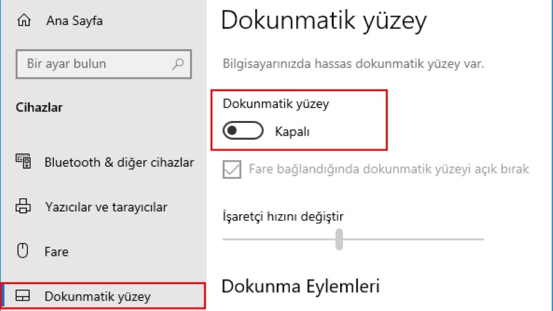Touchpad Çalışmıyor Sorunu İçin Etkili Çözüm Yöntemleri