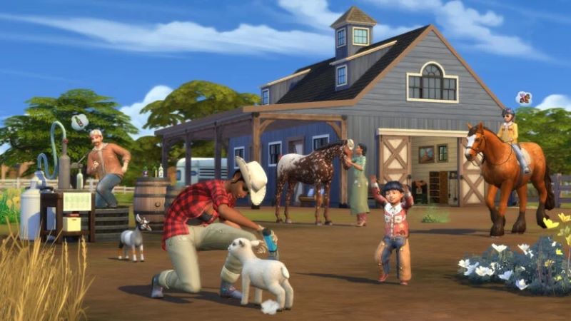 The Sims 4'e Atlar Geliyor 1 The Sims 4