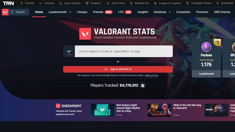 Tracker gg
