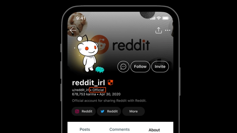 Reddit'e "Resmi" Doğrulama Etiketi Geliyor! 1 Reddit'e "Resmi" Doğrulama Etiketi Geliyor!