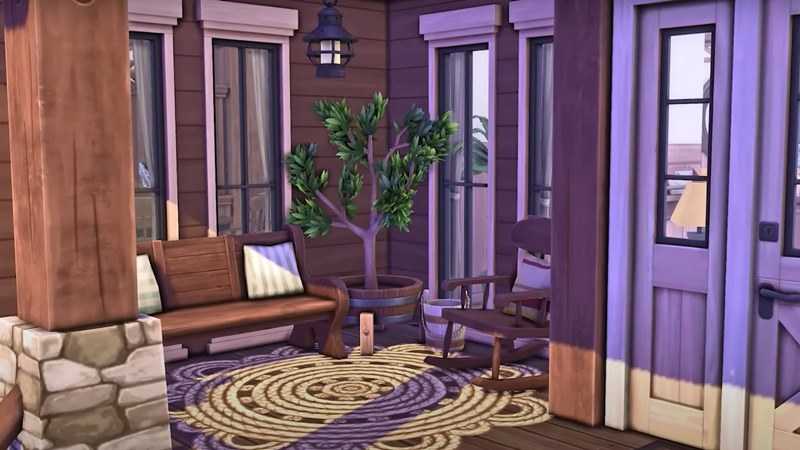 The Sims 4'te En İyi Çiftlik Nasıl Yapılır? 2 veranda