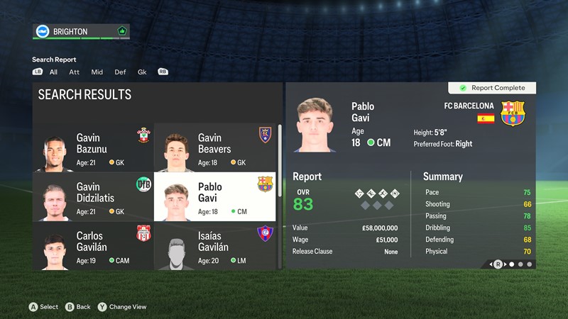 EA FC 24 Genç Yetenekler: Kariyer İçin En İyi Wonderkid'ler 5 fc 24 gavi