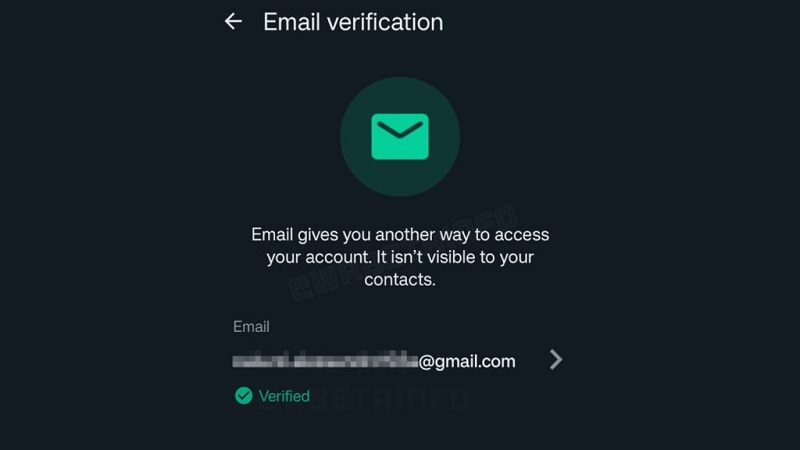WhatsApp Mail Doğrulama Özelliği Kazanıyor! 1 WhatsApp Mail Doğrulama Özelliği Kazanıyor!