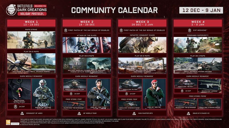 Battlefield 2042'de Holiday Protocol Etkinliği Başladı 1 Battlefield 2042'de Holiday Protocol Etkinliği Başladı