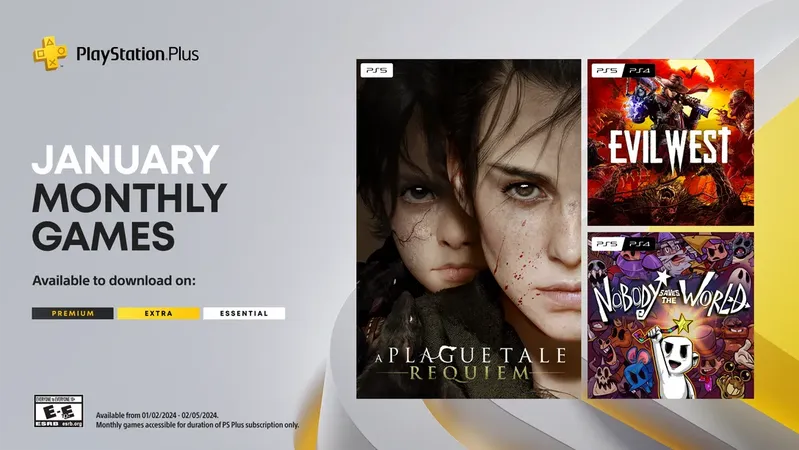 PlayStation Plus Monthly Games for January 2024 PlayStation Plus Monthly Games for January 2024