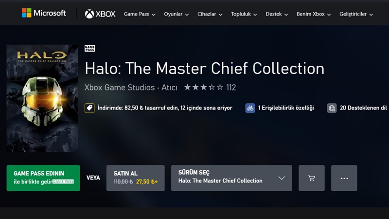 Sadece 30 Liraya Tam 6 Halo Oyunu Alabilirsiniz! 1 Halo The Master Chief Collection xbox