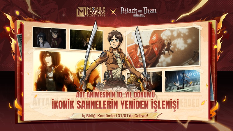 İzci Alayları, Mobile Legends Bang Bang x Attack on Titan İşbirliği İçin Toplanın! 2 attack on titan anime