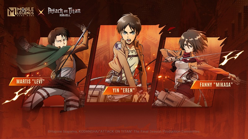 İzci Alayları, Mobile Legends Bang Bang x Attack on Titan İşbirliği İçin Toplanın! 1 attack on titan mobile legends