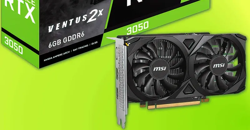 NVIDIA GeForce RTX 3050 6 GB NVIDIA GeForce RTX 3050 6 GB