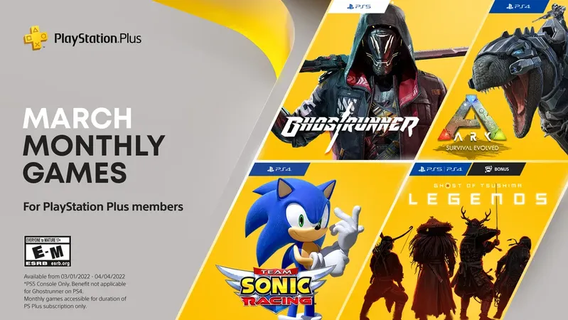 PlayStation Plus Free Games For March