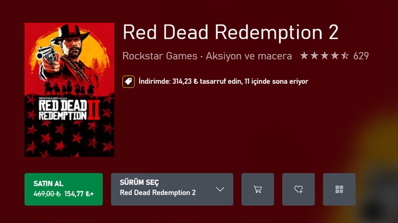 Red Dead Redemption 2 Xbox'ta Kaçırılmayacak Bir Fiyata Düştü 1 red dead redemption 2 xbox indirim