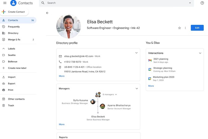 Google Contacts Google Contacts