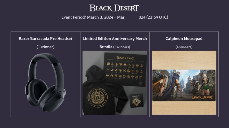 black desert çekiliş