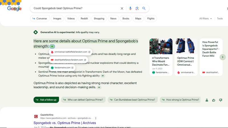Google Search: 'Web' Filter for Links; AI Answers Persist 1 Google Search 'Web' Filter for Links AI Answers Persist 1