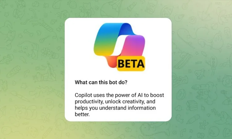 Microsoft Launches Copilot AI Chatbot for Telegram 1 Microsoft Launches Copilot AI Chatbot for Telegram