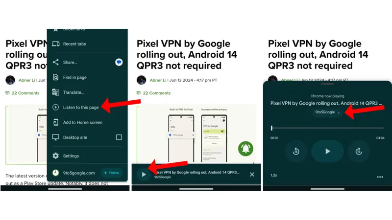 Chrome Introduces 'Listen to this page' Feature on Android 1 Chrome Introduces 'Listen to this page' Feature on Android
