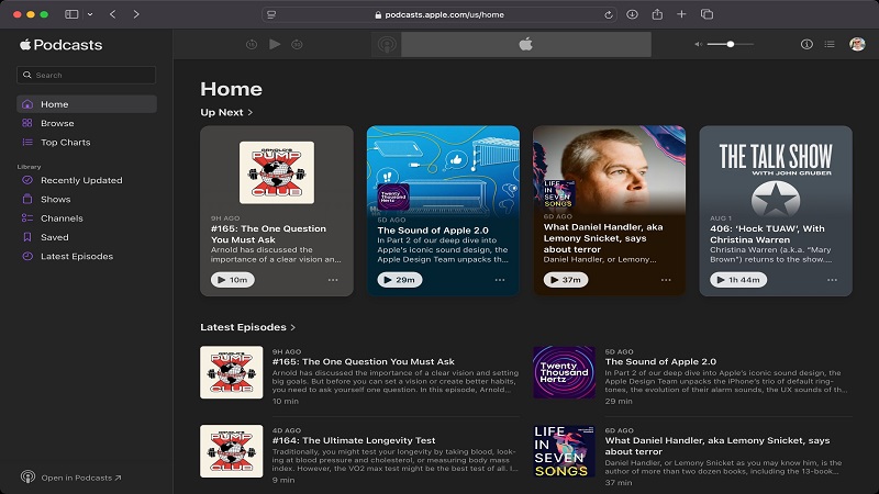 Apple Podcasts Uygulaması Artık Web Tarayıcısında 1 Apple Podcasts Uygulaması Artık Web Tarayıcısında